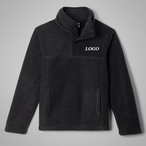 Sweat-shirt à col montant en polaire respirant pour garçons, coupe décontractée, design de haute qualité, prix avantageux 2026 - Product Image 1