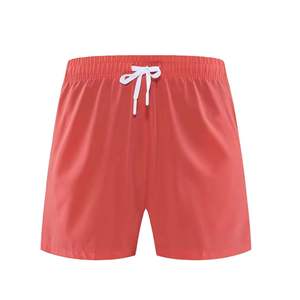 Summer Casual Sports <b>Shorts</b> Quick-Dry Split Hem <b>Elastic</b> <b>Waistband</b> Breathable <b>Shorts</b> Handy Pockets Loose Fit Solid - Product Image 3