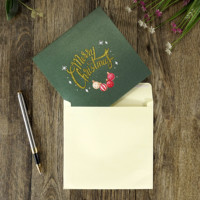 Nuevo Diseño de tarjeta emergente de Navidad 2025 Diseño personalizado 3D Saludo Pop up Tarjetas multicapa OEM/ODM Proveedor de Vietnam