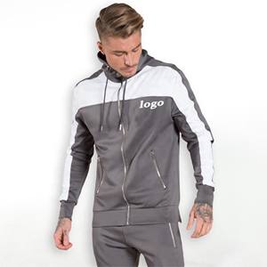 Excellent Quality Hoodie Blank French Terry Heavyweight Zipper Hoodie Boxy No <b>Strings</b> Heavy Cropped Men Hoodies Tracksuits - Product Image 5