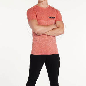 Camiseta de algodón atlética de manga corta para entrenamiento, camiseta de gimnasio de culturismo con diseño de logotipo, el mejor producto - Product Image 4