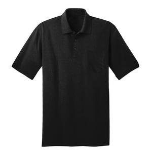 <b>Men</b> Deep <b>Black</b> Core Classic Pique Pocket <b>Polo</b> Core Classic Pique Pocket <b>Polo</b> <b>Shirt</b> - Product Image 4