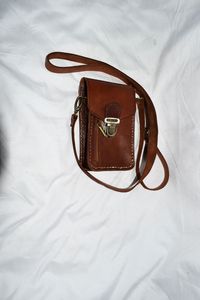 Moroccansoul - Bolsa Portátil Vintage de Cuero Genuino de 7 Pulgadas con Forro de Algodón - Origen MA - Product Image 2