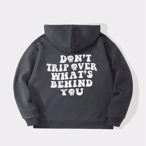 Sweats à capuche en coton pour hommes pullover décontracté Streetwear avec bouton Style Logo de broderie personnalisé Service OEM - Product Image 6