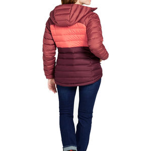 Chaqueta de invierno acolchada con Capucha ligera para exteriores para mujer, logotipo personalizado, OEM, bordado, acolchado, bombardero, moda callejera - Product Image 3