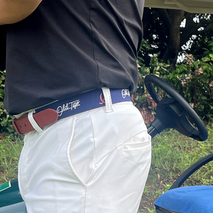 เข็มขัดหัวเข็มออกแบบได้ตามต้องการเข็มขัดกอล์ฟหนัง PU แท้ปักลายหัวเข็มขัดอัลลอยสวมใส่เล่นกอล์ฟแบบลำลอง - Product Image 5