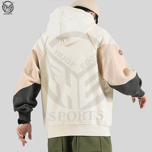 Men high quality cotton thick heavy french terry pullover <b>hoodie</b> custom drop shoulder <b>fleece</b> <b>oversized</b> <b>hoodie</b> - Product Image 4