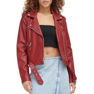 Chaqueta universitaria de invierno de talla XL para mujer, tejido de piel de oveja auténtica, tejido teñido liso estampado, nuevo diseño sólido, transpirable a prueba de viento - Product Image 3