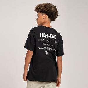 Bangladesh fabricant fournitures unisexe Slim Fit T-Shirts 100% coton urbain Street Style personnalisé Logo imprimé OEM grande taille vierge - Product Image 4