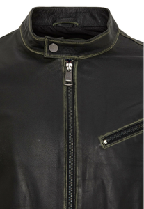 แจ็กเก็ตหนังสำหรับผู้ชายดีไซน์เนอร์หนังสำหรับฤดูหนาว - Product Image 3