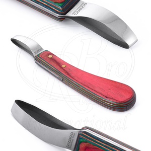 มีดกีบไข่วงใหญ่หลากสี J2พร้อมด้ามไม้เครื่องมือเดินทางไกลสำหรับม้าและวัวควาย - Product Image 2