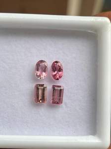 Lote Único de Turmalina Rosa Natural con Corte Ovalado y Octagonal, con Formas Variadas - Product Image 4