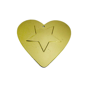 Nuevo corazón colgante de metal decorativo para pared, corazón decorativo de Color cobre para el hogar y la decoración navideña hecha a mano - Product Image 5