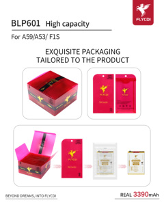 Flycdi 3390mAh <span class=keywords><strong>แบ</strong></span><span class=keywords><strong>ต</strong></span>เตอรี่โทรศัพท์มือถือ BLP601 0รอบสำหรับ A59 OPPO A53<span class=keywords><strong>แบ</strong></span><span class=keywords><strong>ต</strong></span>เตอรี่โทรศัพท์ <span class=keywords><strong>F1S</strong></span> - Product Image 5