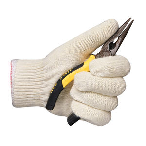 ถุงมือหนังวัวสำหรับงานก่อสร้าง, ถุงมือป้องกันความร้อนกันการบาดใช้ความร้อนทนทานสำหรับมืองานสวน - Product Image 6