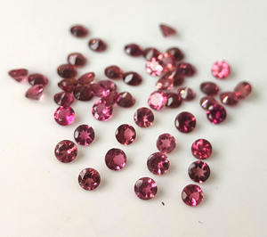 Tourmaline rose naturelle, pierres précieuses rondes facettées de 1 mm à 6 mm avec jeu de couleurs pour la fabrication de bijoux - Product Image 4
