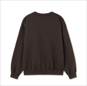 Sweat-shirts en molleton personnalisés pour hommes, nouvelle collection hiver, col rond, unisexe, chauds, écologiques, décontractés, avec logo frontal, séchage rapide, vente en gros - Product Image 2