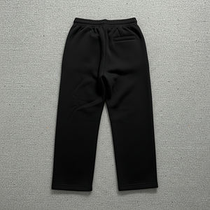 2025 New Arrived Casual Wear Solid Color Contrast Drawstring <b>Wide</b> <b>Leg</b> Sweatpants 100% Cotton French Terry Baggy <b>Jogger</b> Pants - Product Image 5