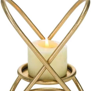 Support de bougie en laiton fait à la main, durable, pour la décoration de la maison et l'utilisation de Noël dans le salon et la chambre à coucher - Product Image 1