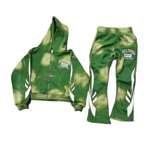 Conjunto Deportivo de 2 Piezas, Holgado, 100% Algodón, con Pedrería, Personalizado, Unisex, Estampado, de Secado Rápido, Transpirable y Moderno para Invierno - Product Image 5