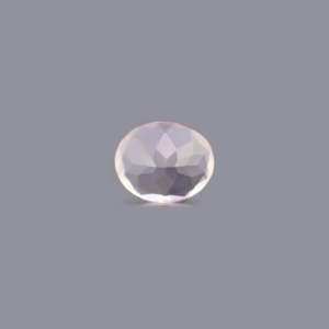 Quartz rose naturel, pierre précieuse en vrac, 3,25 carats, taille ovale, hauteur 8 mm, agate mousse thermique et polie - Product Image 2