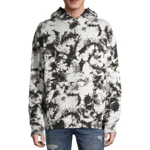 Ensemble de sweat à capuche tie-dye avec logo personnalisé de haute qualité pour hommes Saison d'hiver 100% coton - Product Image 1