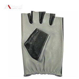 Premium Half Finger Car Driving <b>Gloves</b> Breathable Leather Grip <b>Gloves</b> for Comfortable Driving, Anti-Slip Performance & Everyday - Product Image 6