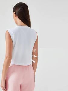 เสื้อกล้ามเล่นกีฬาของผู้หญิงเสื้อแห้งเร็วเสื้อกล้ามเล่นโยคะระบายอากาศได้ดี - Product Image 4