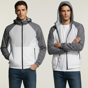 แจ็กเก็ตกันฝนสำหรับผู้ชายกีฬาอเมริกาโนผ้าฝ้าย100% กันน้ำขนาดใหญ่พิเศษสำหรับการล่าสัตว์กลางแจ้งโลโก้ออกแบบได้ตามต้องการ - Product Image 4