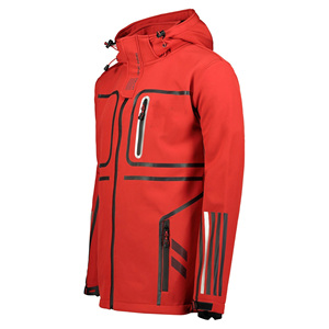 Invierno Soecial Puños elásticos Cremallera Outwear Softshell Chaqueta cortavientos para hombres Musthave Transpirable Durable Chaqueta de viaje - Product Image 4