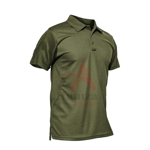 Hombres promocionales para camisas Tela de lona de algodón peinado Transpirable Manga corta Diseño impreso Opciones personalizables - Product Image 4