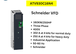 Variador de Frecuencia Variable (VFD) para Automatización Industrial Serie ATV930 de 160kw para Trifásico Modelo ATV930C16N4 - Product Image 2