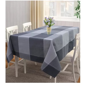 Nappe de table en coton biologique 100% nouveau style, décoration de salle à manger à bord doux, facile à laver, imperméable, nappe de Table certifiée GOTS - Product Image 1