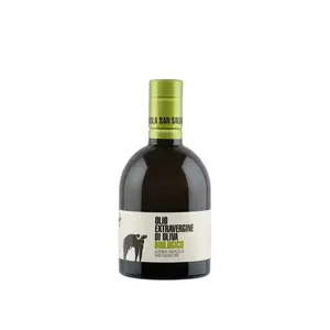 Top Quality Made in Italy Cold Pressed Organic Extra Virgin Azeite Garrafa De Vidro 0,50L 6 garrafas * caixa Para Exportação