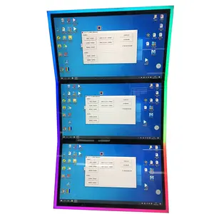 Metal Casing 27 Inch Flat Display 10-point LCD Capacitive Touch Screen Monitor For Embedded Machine