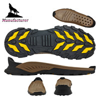 Semelle de botte d'extérieur unisexe légère, durable et antidérapante de la marque Wolf, la plus vendue, en caoutchouc TPU