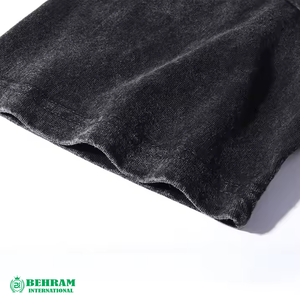 High Quality Men's Plus Size T Shirt 100% Cotton Eco-Friendly Loose Fit Neck <b>Drop</b> Shoulder Streetwear <b>Acid</b> Washed tees - Product Image 5