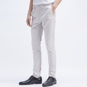 Nardon ropa personalizada OEM marca Casual clásico lienzo suave ligero Slim Fit recto hombres vestido pantalones de secado rápido - Product Image 3