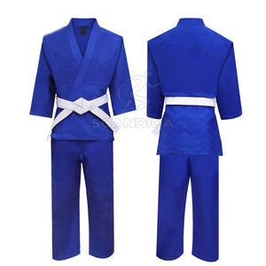 Alta calidad 450 GSM liso teñido Jiu Jitsu Gi Top transpirable personalizable ropa de artes marciales de alta calidad Jiu Jitsu Gi uniforme - Product Image 5