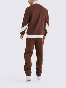 Conjunto Deportivo de Invierno para Hombre, Personalizado OEM, Talla Grande, de Poliéster y Algodón, Felpa Transpirable, con Capucha, Estilo Urbano, Dos Piezas - Product Image 5