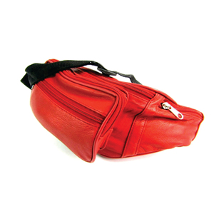 Sac de taille en cuir authentique pour hommes sac banane multi-poches organisateur de bureau de voyage en plein air - Product Image 1