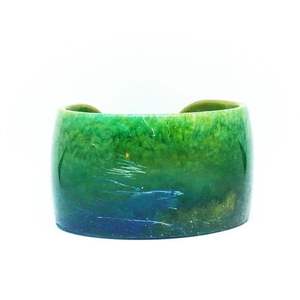 MEILLEUR Bijoux Résine Acrylique Bracelet Bracelet Exagéré Éblouissant Multicolore Large Irrégulier Carré Acrylique Bracelets Femmes - Product Image 4