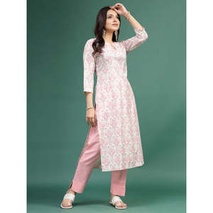 Robe décontractée pour femme, style bohème, coupe droite, en coton imprimé floral, col en V, longueur genou, taille XS, respirante et naturelle - Product Image 6