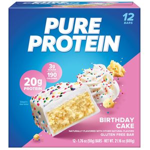 Pure Protein Birthday Cake Protein <b>Bars</b> – 20g Protein, 3g Sugar, 190 Calories (12 count) - Product Image 3