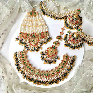 Wholesale Best Selling Product Fashion <b>Jewelry</b> Set <b>Pakistani</b> And Indian Luxury Classic Design <b>Jewelry</b> Sets for Ladies - Product Image 3