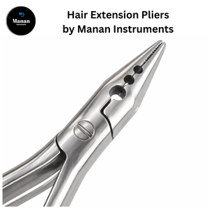 Pinzas de Acero Inoxidable de Alta Calidad para Remover Extensiones de Cabello, Herramientas para Anillos Micro/Nano para Extensiones de Cabello, MANAN INSTRUMENTS - Product Image 4
