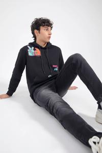 Sweat-shirt à capuche surdimensionné avec logo personnalisé OEM Sweat-shirt polaire lourd pour l'hiver Streetwear unisexe grande taille avec cordon de serrage - Product Image 4