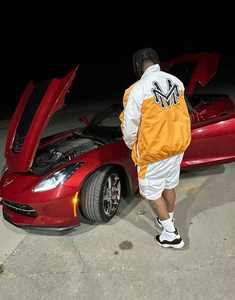 Veste de course coupe-vent de couleur personnalisée, short, vêtements de sport, survêtement de plein air, ensemble en nylon coupe ajustée imperméable - Product Image 6