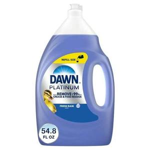 Dawn Dishwashing <b>Liquid</b> <b>Dish</b> Soap, Refreshing Rain Scent, 54.8 Fl oz - Product Image 1