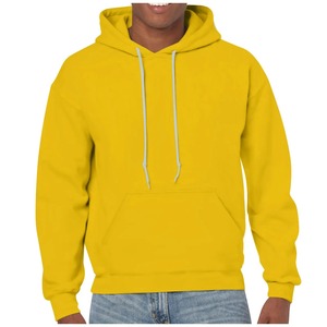 Sudadera con capucha básica de mezcla de algodón Beige personalizada, sudadera de lana Lisa Unisex, ropa de calle informal suave y cálida, Top con capucha - Product Image 4